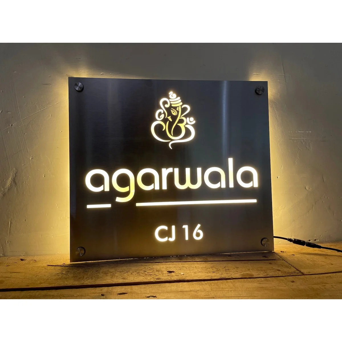 LED Waterproof Name Plate
